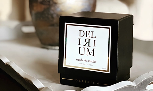 Candle Delirium Suede & Smoke Candle Candle Delirium Suede & Smoke Candle