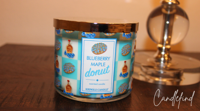 Kringle Candle Blueberry Maple Donut Candle Review