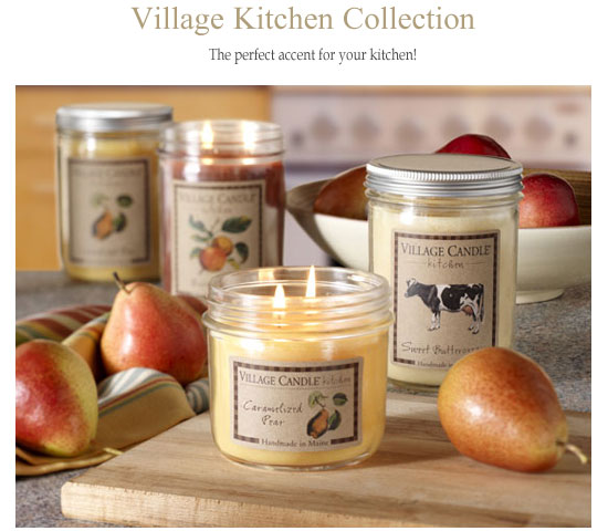 Village Candle Kitchen Collection scented candle review, Candlefind.com, the site for candle lovers