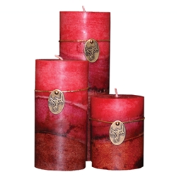 A Cheerful Giver Fuze Pillars, Candlefind.com, the site for candle lovers