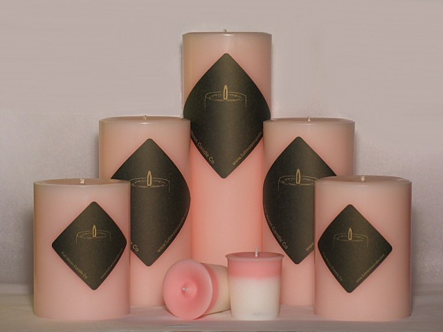 Grapefruit Rosemary scented pillar review, Candlefind.com, the site for candle lovers