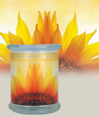 Review of Mardarin Sunflower Radiance Wood Wick Candle from Village Candle