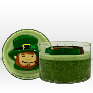 Leprechaun candle from Mia Bella Candles