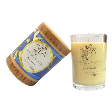 Lux Aromatica luxury candle review - Deep Summer