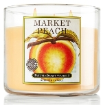 Market Peach scented candle from Bath & Body Works review