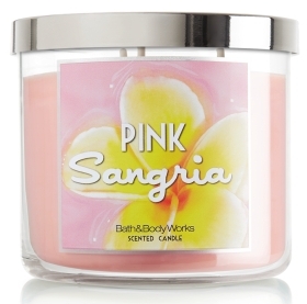 Review of a Pink Sangria scented candle from Slatkin & Co