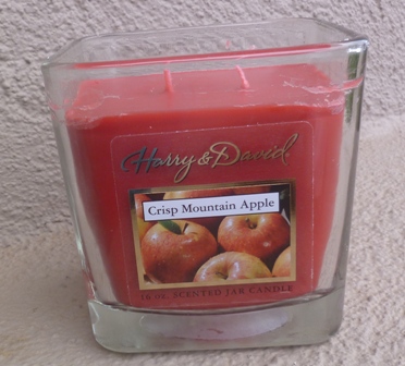 Harry & David Crisp Mountain Apple scented candle review