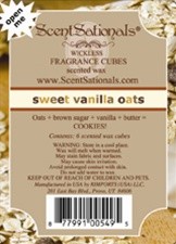Sweet Vanilla Oats - ScentSational's Wickless Candles