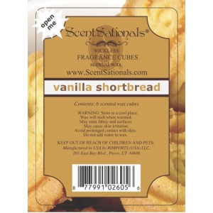 Vanilla Shortbread - Scentsationals melt review